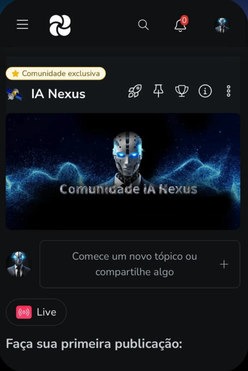 Conecte-se com alunos e nossa equipe