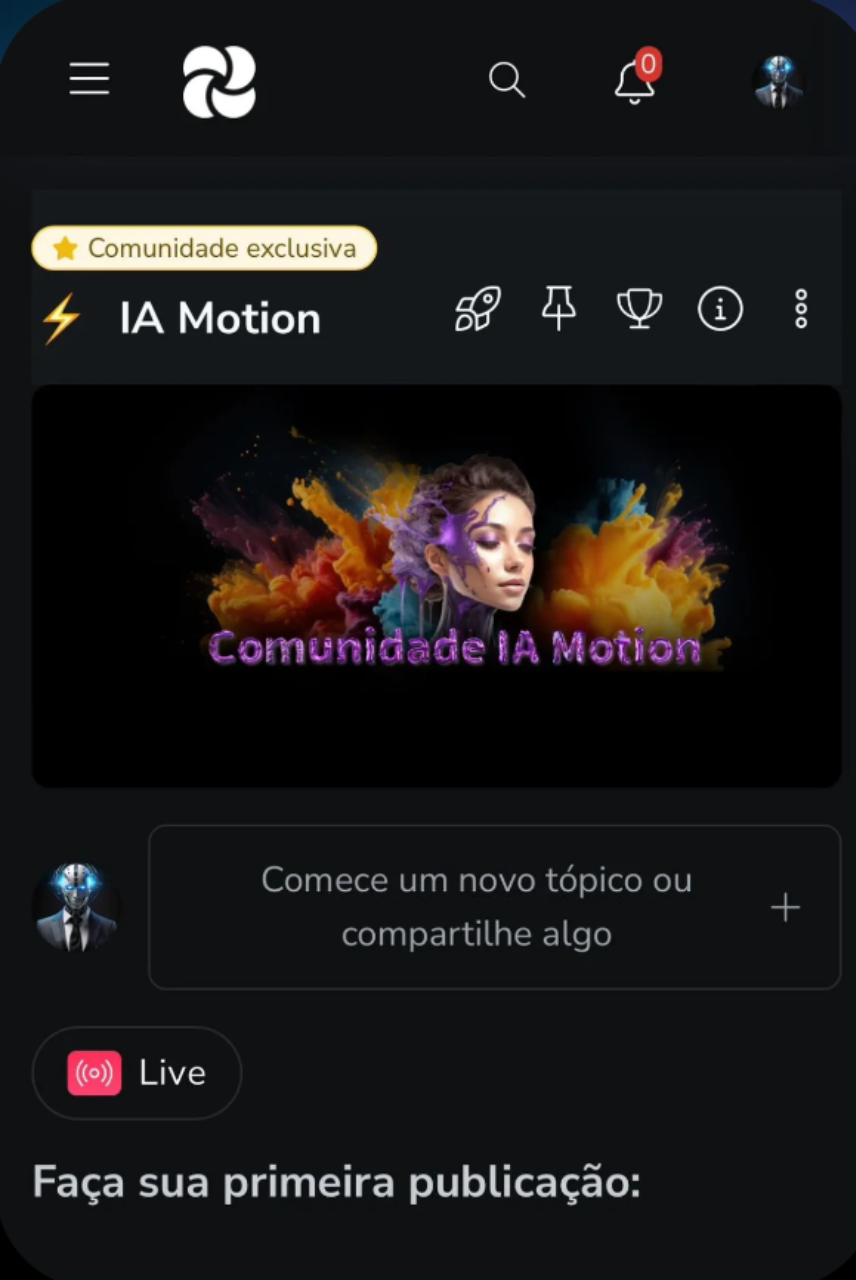 Conecte-se com alunos e nossa equipe