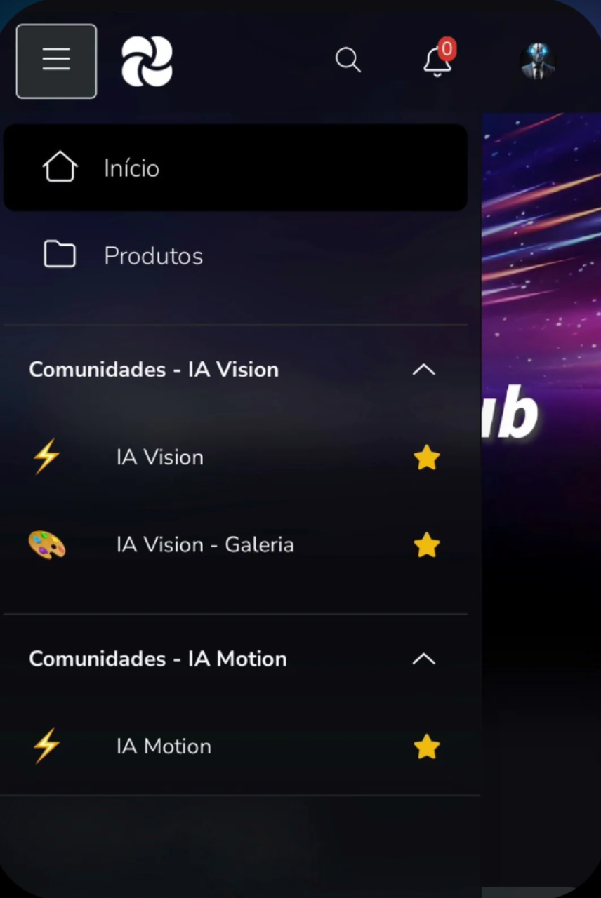 Comunidades exclusivas para alunos