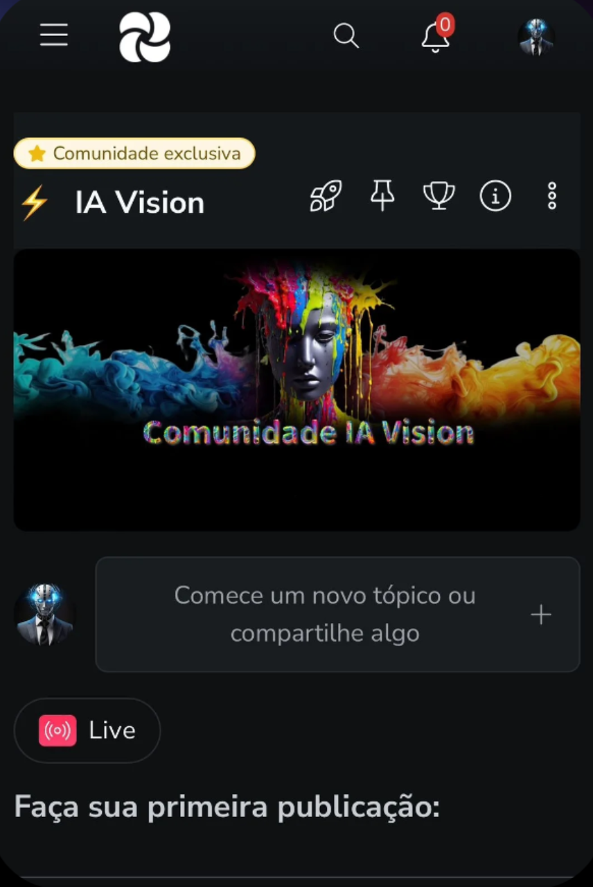 Conecte-se com alunos e nossa equipe